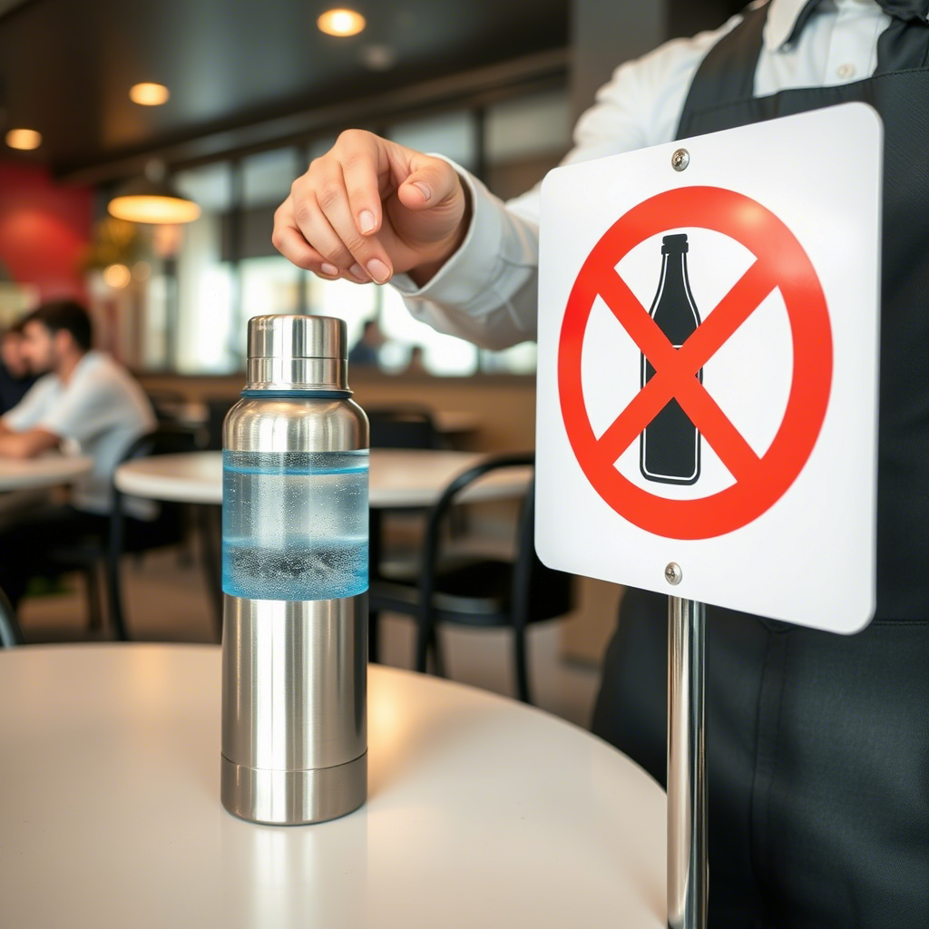 Cobrança indevida-taxa da rolha garrafinha d’água